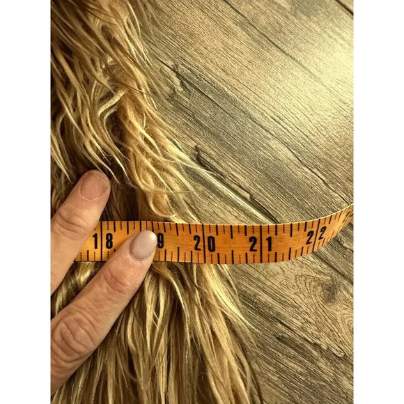 Bebe Tan Satin Soft Faux Fur Lined Casual Vest Size Small - Picture 4 of 6